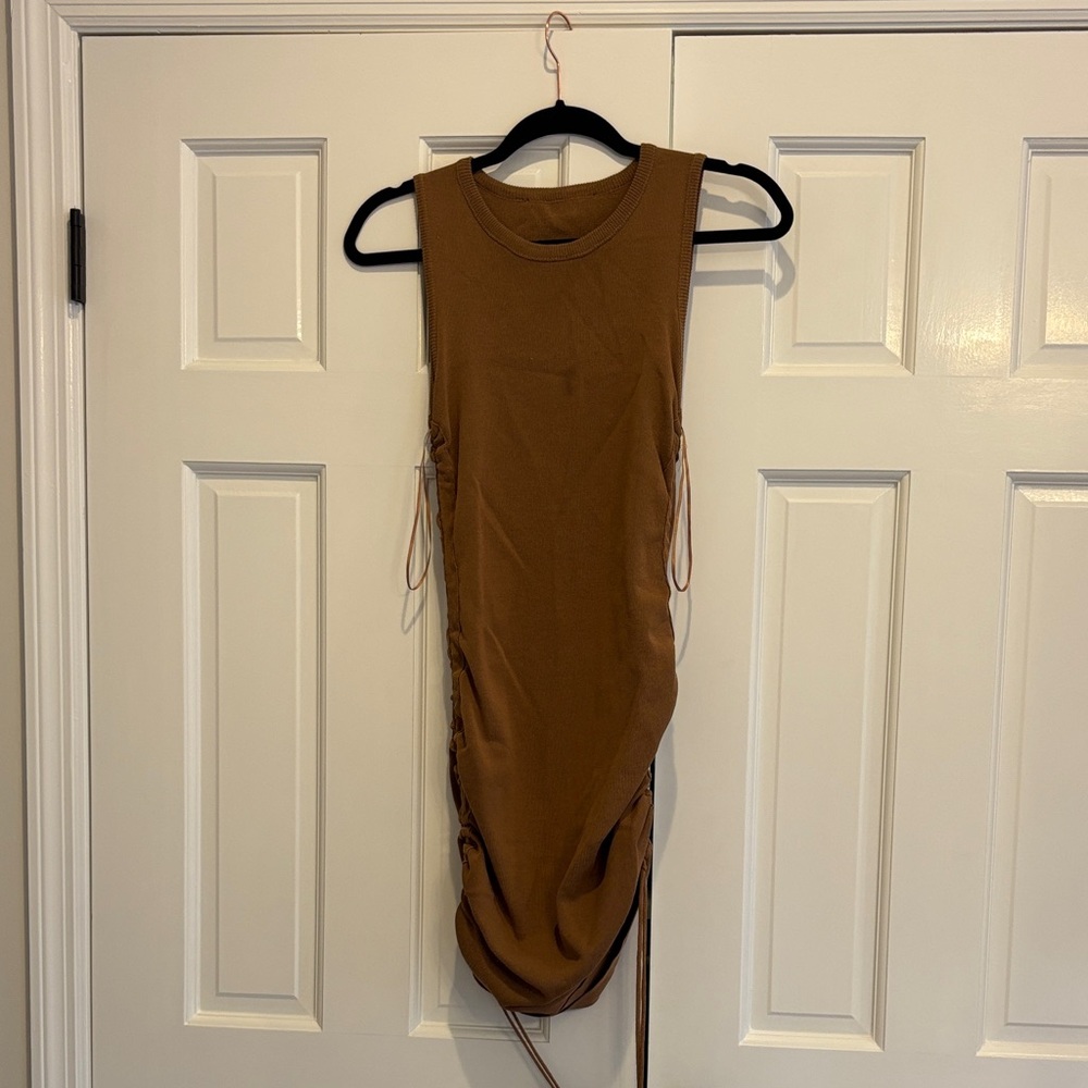Lioness Brown Midi Dress